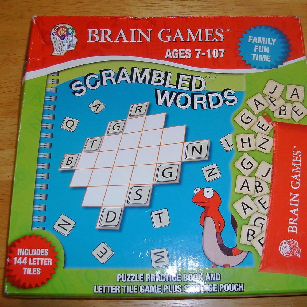 Brain Games Scrambled Words Box Set Board Game